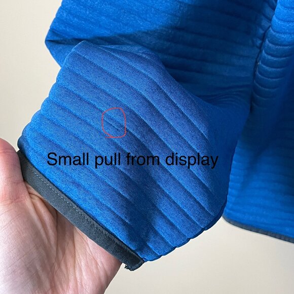 LL Bean Airlight Knit Half Zip Hoodie Pullover - Men's Size XXL - Blue - Picture 6 of 13